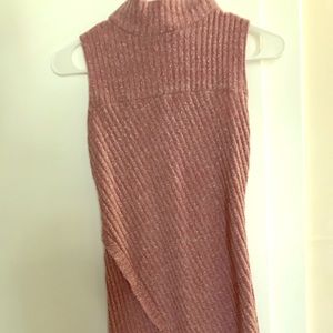 Sleeveless sweater dress